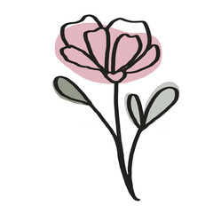 Flowers design illustration simple