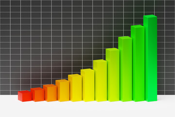  The crisis level measuring device icon. . Infographic gauge element, 3d illustration