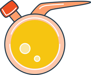 stopwatch doodle style