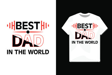 Father EPS t-shirt design, Hand drawn lettering composition. Father day gift