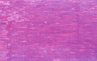 Fototapeta premium Shiny Purple brick wall - Illustration