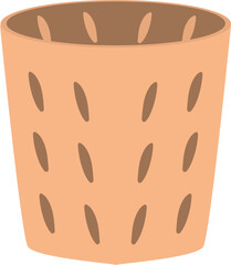 Obraz premium woven basket illustration