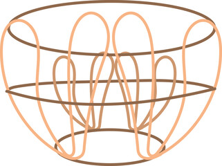 woven basket illustration