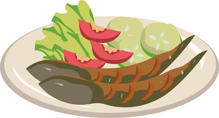 pecel lele indonesian food 