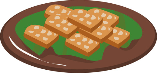 tempe goreng indonesian food 