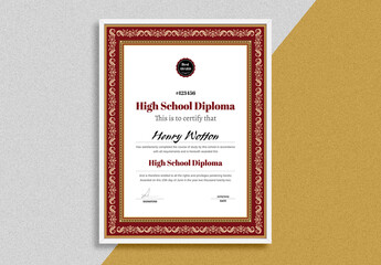 Certificate Design Template