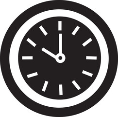 Vector Time and Clock icon. analog clock icon symbol in trendy Fill Style notifying hour isolated on transparent background. Circle arrow icon. business watch. speed time icon design.