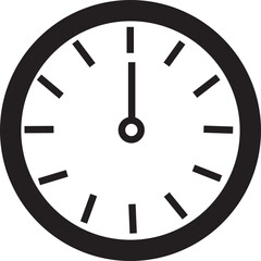 Vector Time and Clock icon. Analog clock icon symbol in trendy Linear Style editable stock notifying hour isolated on transparent background. Circle arrow icon. business watch. speed time icon design.