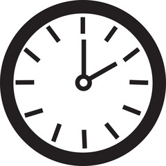 Vector Time and Clock icon. Analog clock icon symbol in trendy Linear Style editable stock notifying hour isolated on transparent background. Circle arrow icon. business watch. speed time icon design.