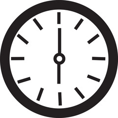 Vector Time and Clock icon. Analog clock icon symbol in trendy Linear Style editable stock notifying hour isolated on transparent background. Circle arrow icon. business watch. speed time icon design.