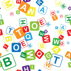 abstract background with alphabet	