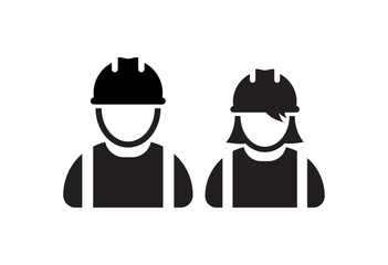 vector illustration of a construction worker	