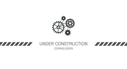 Website is under construction background	