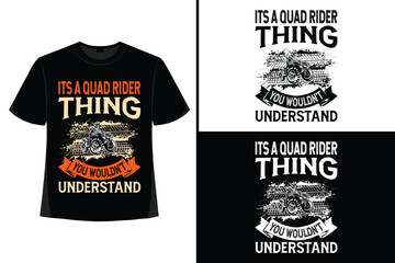 Quad Bike, xtreme ATV,  d esert adventure, off road adventure,bike creative t-shirt design, t-shirt print,Typography t- shirt design.