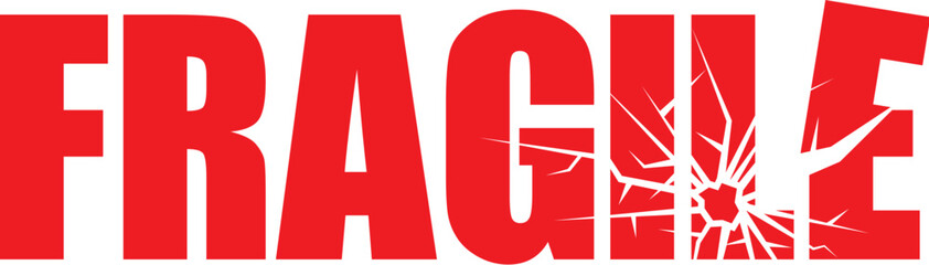 Fragile icon: Handle with care. Indicates delicate items prone to breakage. Caution during transportation or storage is essential.