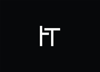 Initial Letters HT Logo Design