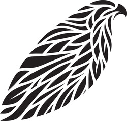 Monochrome Wing Illustration