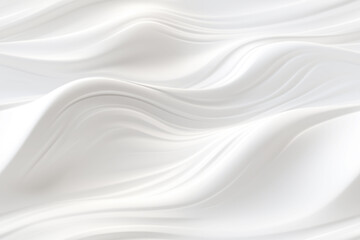 Abstract 3d white background, organic shapes seamless pattern texture.