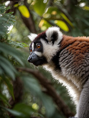 Obraz premium Unveiling the Enigmatic World of Ostriches ai generated