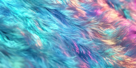 Wool Texture trendy holographic background.