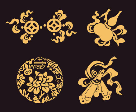 Vietnamese traditional decoration, Vietnamese traditional painting, Asian Style