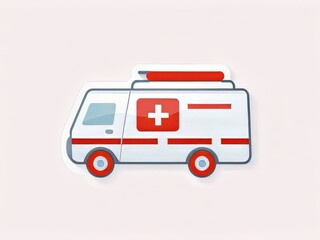 Vector del icono de la ambulancia