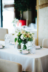 Guest wedding cards on the table