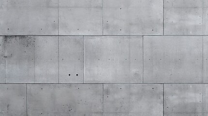 Gray concrete walls are arranged with bricks - obrazy, fototapety, plakaty