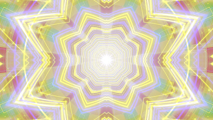 abstract backgrounds created with various 2d shapes. Kaleidoscope patterns psychedelic trippy backgrounds
