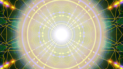 abstract backgrounds created with various 2d shapes. Kaleidoscope patterns psychedelic trippy backgrounds