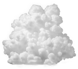 Clouds isolated on transparent background. PNG