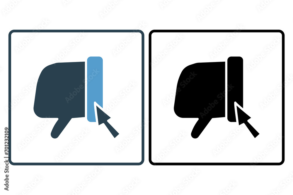 Poster thumbs down icon. icon related to basic web and ui. suitable for web site, app, user interfaces, pri