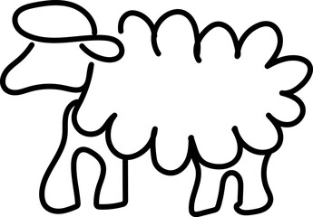 World Wildlife Day, Animal Line Art, Continuous one line art, Drawing vector illustration isolated on white background.
