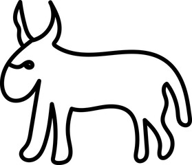 World Wildlife Day, Animal Line Art, Continuous one line art, Drawing vector illustration isolated on white background.
