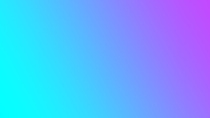 Fototapeta premium Neon cerulean blue and neon purple color gradient background.