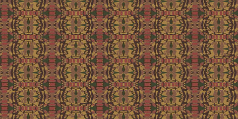 Shibori pattern. Ikat textile. Tie dye print. Lace seamless stencil. Moroccan tile. Folk geometric ornament. Japanese shibori pattern. Watercolor batik paint, silk fabric. Ethnic carpet motif. Vector 