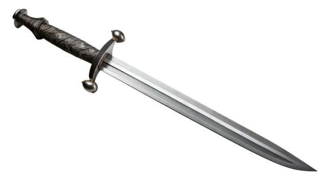 Big sword isolated.