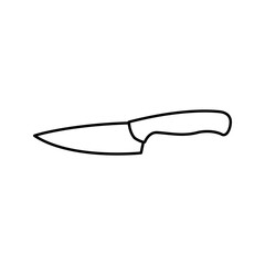 Kitchen Knife Icon Lines Style