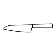 Kitchen Knife Icon Lines Style