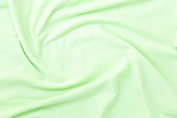 light green fabric with soft waves