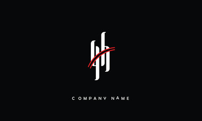 YH, HY, Y, H Abstract Letters Logo Monogram