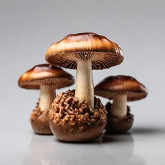 mushrooms in the forest,isolated,food,boletus,edible,white,fungus,brown,nature,Ai generated 