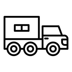 Truck Line icon