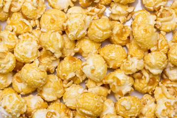 Palomitas de maíz con azúcar caramelizada