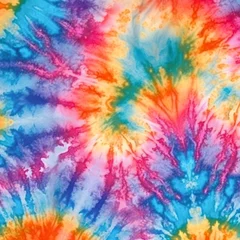 Wall murals Game of Paint Tie dye shibori psychedelic 60s, 70s pattern. Watercolour vivid abstract texture. Tie Dye colourful background. Hand drawn ornamental. Print for textile, fabric, wallpaper, wrapping paper
