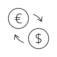 Navigate Global Finances: Explore Currency Exchange Icons for Financial Transactions, Forex Trading, and International Money Markets on Icon Selling Platforms