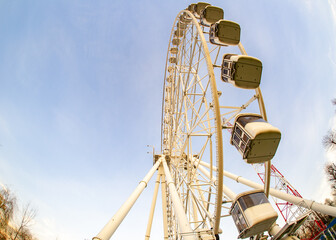 Ferris wheel eye in Bucharest