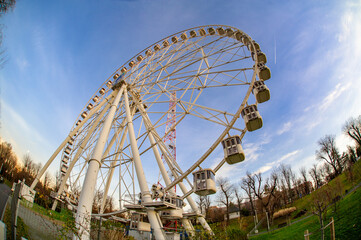 Ferris wheel eye in Bucharest