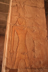Bas relief de Pharaon (temple d'Hatchepsout,Egypte)
