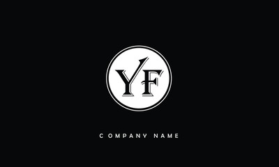 YF, FY, Y, F Abstract Letters Logo Monogram